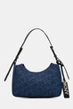 Dkny torebka jeansowa SHELLY nie mieści A4 niebieski R523VK81