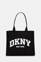 Dkny torebka HADLEE LOGOARCH mieści A4 czarny R51AGJ50