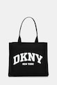 Dkny torebka HADLEE LOGOARCH mieści A4 czarny R51AGJ50