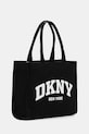 Dkny torebka HADLEE LOGOARCH R51AGJ50 czarny AW25