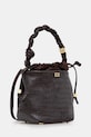 Torba GANNI Bou Bucket Bag A6697 smeđa AW25
