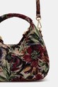 Akcesoria GANNI torebka Hobo Mini Tapestry A7183. bordowy
