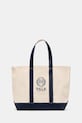 Sporty & Rich poșetă Yale Crest Tote imprimeu bej BA006611677BE23