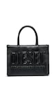 Παιδική τσάντα Diesel DSL SHOPPER 3D DSL 3D MINI BAG BAGS απομίμηση λείου δέρματος μαύρο J02529