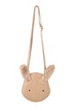 Donsje torebka dziecięca skórzana Britta Exclusive Purse Fluffy Bunny 5002014 brązowy AW25