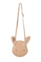 Dětská kožená kabelka Donsje Britta Exclusive Purse Fluffy Bunny 5002014 hnědá AW25