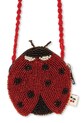 Dziewczynka Konges Sløjd torebka dziecięca LADYBUG BEADED BAG KS103853.9BYA czerwony
