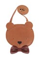 Donsje torebka dziecięca skórzana Britta Exclusive Purse Winter Bear 5002018 brązowy AW25