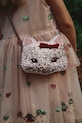 Konges Sløjd torebka dziecięca TUT KITTY SHOULDER BAG tekstylny różowy KS105193.9BYA