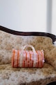 Παιδική τσάντα Tinycottons RETRO STRIPES DUFFLE BAG υφασμάτινο ροζ AW25.546