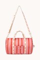 Tinycottons torba dziecięca RETRO STRIPES DUFFLE BAG AW25.546 różowy AW25