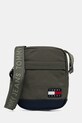 Σακίδιο Tommy Jeans υφασμάτινο πράσινο AM0AM13389