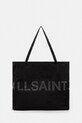 Хлопковая сумка AllSaints LARGE печать чёрный M170XC