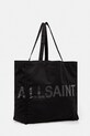 Хлопковая сумка AllSaints LARGE M170XC чёрный AW25