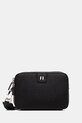 Karl Lagerfeld usnjena torbica za okoli pasu K/MONOGRAM Ne ustreza A4 črna A3M30157