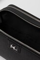 Karl Lagerfeld usnjena torbica za okoli pasu K/MONOGRAM A3M30157 črna