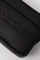 Кожаная сумка Karl Lagerfeld чёрный A3M30176
