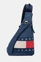 Сумка на пояс Tommy Jeans мелкий узор голубой AM0AM13815