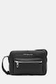 Δερμάτινο φακελάκι Tommy Hilfiger λείο δέρμα μαύρο AM0AM13643