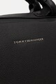 Usnjena torba Tommy Hilfiger AM0AM13652 črna