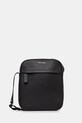 Δερμάτινο φακελάκι Trussardi λείο δέρμα μαύρο Z590E005967N