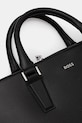 BOSS torba skórzana czarny 50548265
