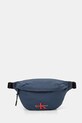 Torba oko struka Calvin Klein natpis plava LV04D3116G