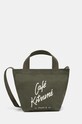 Café Kitsuné torebka bawełniana Mini Tote tekstylny zielony PU05106WW9001