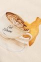 Pamučna torba Café Kitsuné Cappuccino Tote bež PU05108WB0013