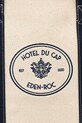 Sporty & Rich torba bawełniana Eden Crest Two Tone Tote beżowy BA00660673BE06