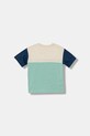 Calvin Klein Jeans t-shirt bawełniany dziecięcy IB0IB02528.104.116.9BYA turkusowy AW25