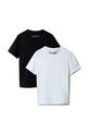 Детская хлопковая футболка Calvin Klein Jeans 2 шт хлопок чёрный IB0IB02529.128.170.9BYA