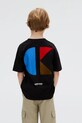 Calvin Klein Jeans t-shirt bawełniany dziecięcy nadruk czarny IB0IB02543.9BYA