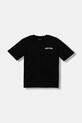 Chłopiec Calvin Klein Jeans t-shirt bawełniany dziecięcy IB0IB02543.9BYA czarny