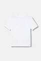 Chłopiec Calvin Klein Jeans t-shirt bawełniany dziecięcy IB0IB02544.9BYA biały