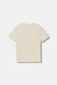 Dětské bavlněné tričko Calvin Klein Jeans IB0IB02544.9BYA béžová AW25
