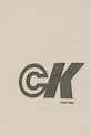 CHLAPEC Dětské bavlněné tričko Calvin Klein Jeans IB0IB02544.9BYA béžová