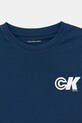 Παιδικό βαμβακερό μπλουζάκι Calvin Klein Jeans μπλε IB0IB02544.9BYA