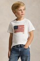 Detské bavlnené tričko Polo Ralph Lauren bavlna biela 322843794004