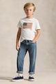Detské bavlnené tričko Polo Ralph Lauren biela 322843794004
