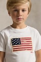 Detské bavlnené tričko Polo Ralph Lauren 322843794004 biela