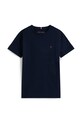 Tommy Hilfiger t-shirt bawełniany dziecięcy KB0KB06879.74.122.9BYA granatowy AW25