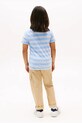 Tommy Hilfiger t-shirt bawełniany dziecięcy niebieski KB0KB06879.128.176.9BYA