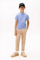 Tommy Hilfiger t-shirt bawełniany dziecięcy niebieski KB0KB06879.128.176.9BYA