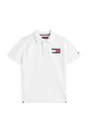 Tommy Hilfiger polo bawełniane dziecięce KB0KB09711.9BYA biały AW25