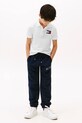 Chłopiec Tommy Hilfiger polo bawełniane dziecięce KB0KB09711.9BYA biały
