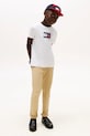 Хлопчик Дитяча бавовняна футболка Tommy Hilfiger KB0KB09725.128.176.9BYA білий