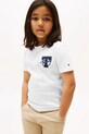 Дитяча бавовняна футболка Tommy Hilfiger бавовна білий KB0KB09868.9BYA