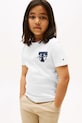 Tommy Hilfiger tricou de bumbac pentru copii print alb KB0KB09868.9BYA