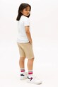 Дитяча бавовняна футболка Tommy Hilfiger білий KB0KB09868.9BYA